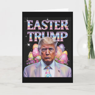 Tarjeta Caza del conejo de celebración divertida de Pascua