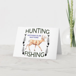 Tarjeta Caza y pesca