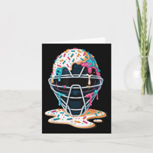 Tarjeta Cazador de béisbol Máscara Crema de Hielo Drin Béi