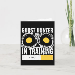 Tarjeta Cazador De Fantasma En Entrenamiento De La Caza De