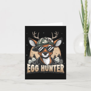 Tarjeta Cazador de huevos Ciervo Buck Byckward Gorra Caza 