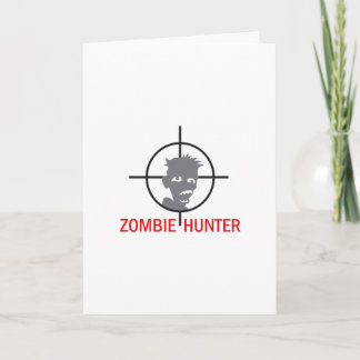 TARJETA CAZADOR DEL ZOMBI