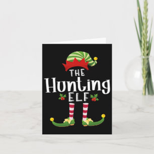 Tarjeta Cazando Navidades Elf coincidiendo con Pajama X-ma