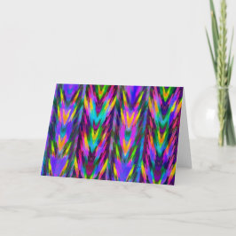 Tarjeta Cebrado tribal brillante