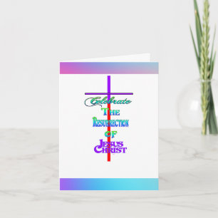 Tarjeta Celebra La Resurrección de Jesucristo PASCUA