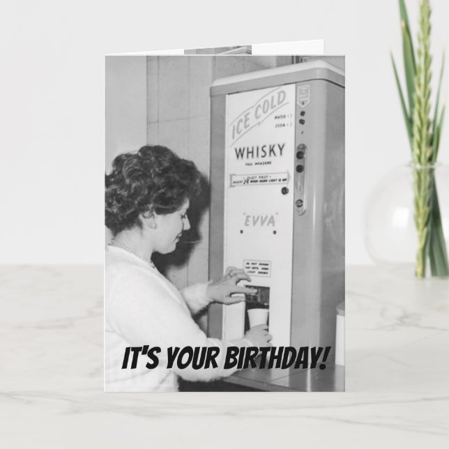 Tarjeta Celebra tu cumpleaños a la manera de divertirse fo (Anverso)