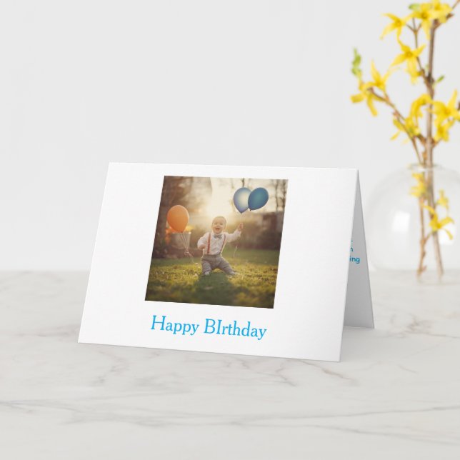 Tarjeta Celebra Tu Día Especial (flor amarilla)