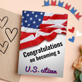 Tarjeta Celebra tu nueva felicitación por la ciudadanía es