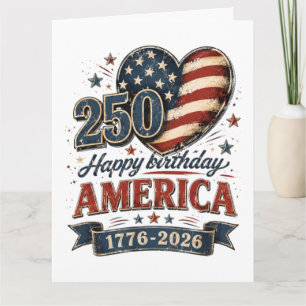 Tarjeta Celebración de América 250