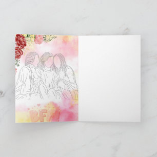 Tarjeta celebración de amistad