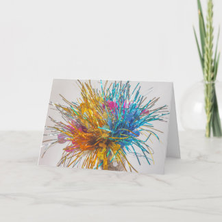 Tarjeta Celebración de confeti de cumpleaños del fiesta de