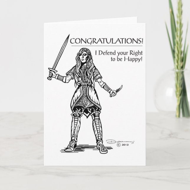 Tarjeta Celebración de felicidad (Anverso)