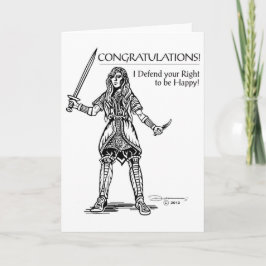 Tarjeta Celebración de felicidad