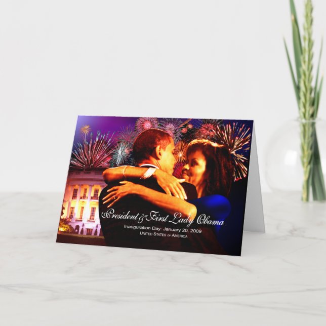 Tarjeta Celebración de la inauguración (Anverso)