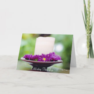 Tarjeta Celebración de su vida