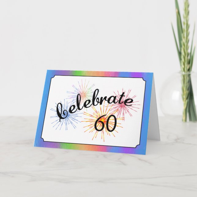 Tarjeta Celebración del 60° Aniversario (Anverso)