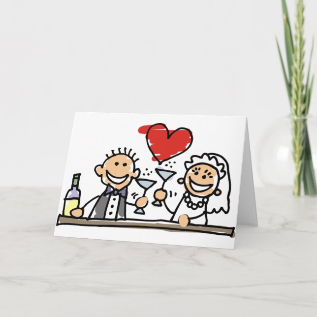 Tarjeta Celebración del boda (Anverso)