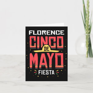 Tarjeta Celebración del Cinco De Mayo en Florence Arizona