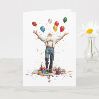 Tarjeta Celebración del cumpleaños de Joyous