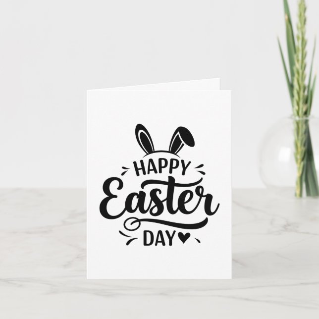 Tarjeta Celebración del Día de Pascua: Saludos alegres (Anverso)