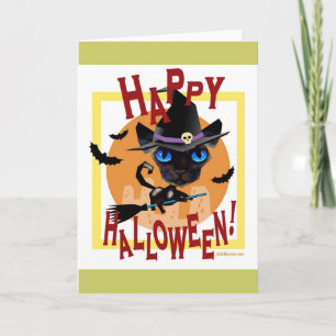 Tarjeta Celebración del día del feliz Halloween - multi