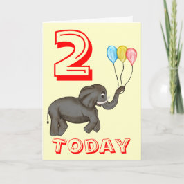 Tarjeta Celebración Elefante.