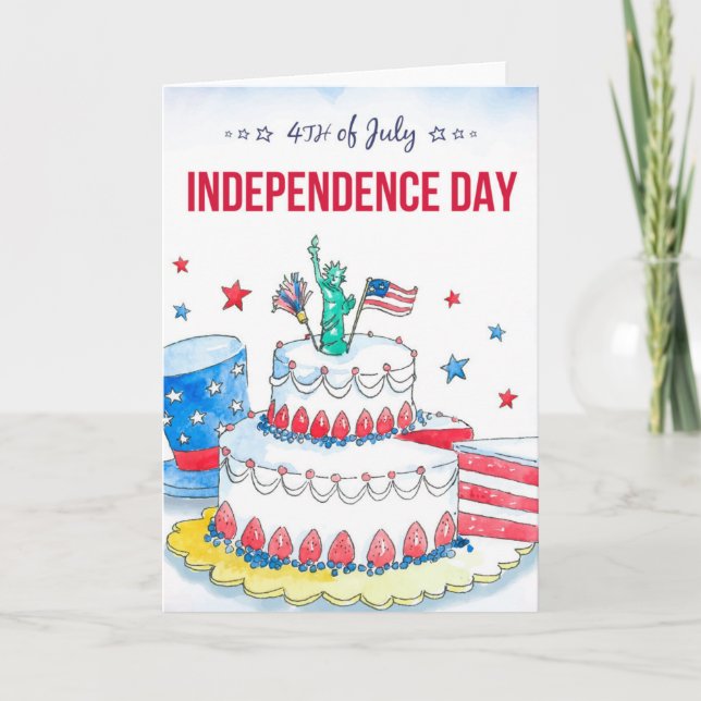 Tarjeta Celebración patriótica (Anverso)