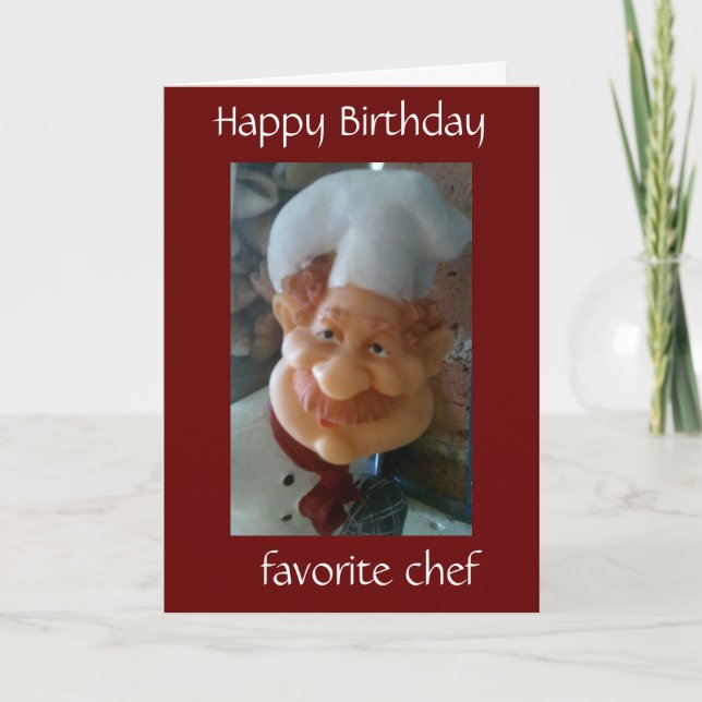 TARJETA CELEBRAMOS JUNTOS EL CUMPLEAÑOS DE CHEF (Anverso)