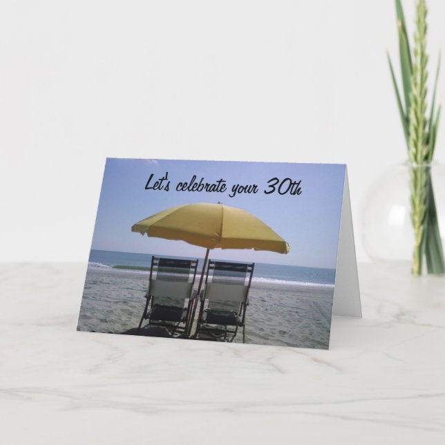TARJETA CELEBRAMOS TU "30" JUNTOS (Anverso)