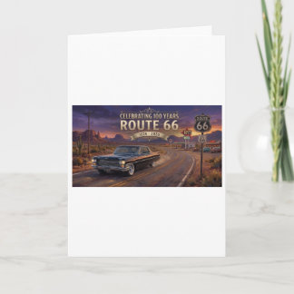 Tarjeta Celebrando 100 Años: Ruta 66