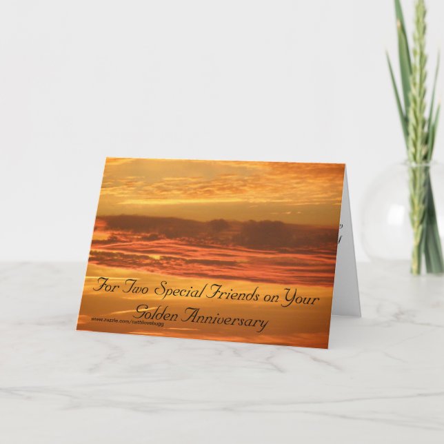 Tarjeta Celebrando 50 Años Juntos (Anverso)