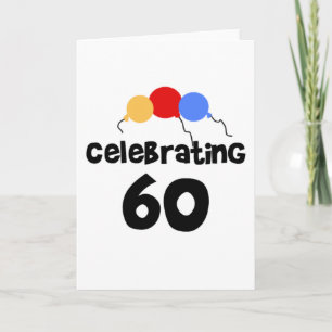 Tarjeta Celebrando 60
