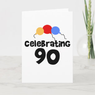 Tarjeta Celebrando 90