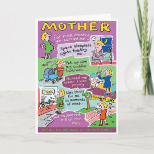 Tarjeta Celebrando el cumpleaños de la Mamá. Madres Person