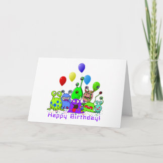 Tarjeta Celebrando el cumpleaños de los extranjeros
