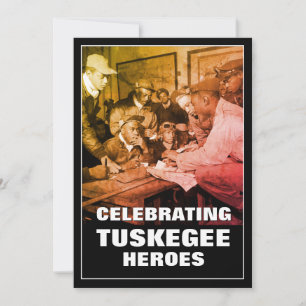 Tarjeta Celebrando el DÍA DE LOS AVIADORES DE TUSKEGEE