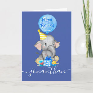 Tarjeta Celebrando el primer cumpleaños de nuestro pequeño