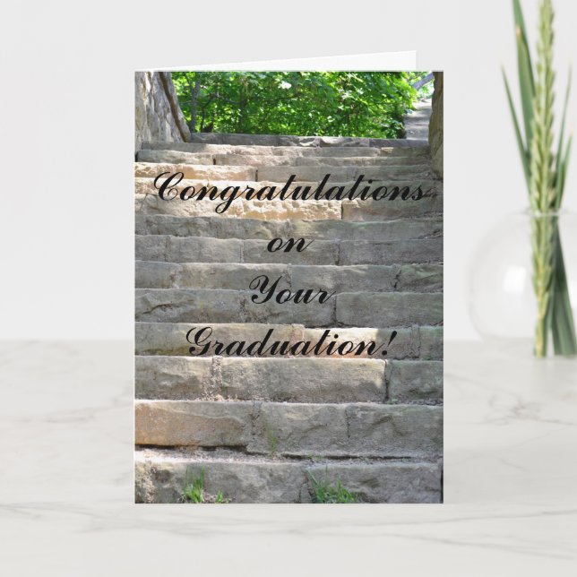 Tarjeta Celebrando la graduación (Anverso)