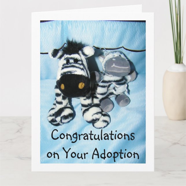 TARJETA CELEBRANDO SU **ADOPCIÓN** (Anverso)