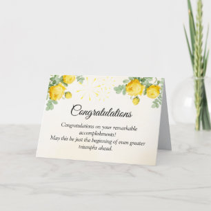 Tarjeta Celebrando Tus Logros Destacados