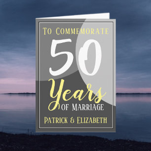 Tarjeta Celebrar 50 años de matrimonio