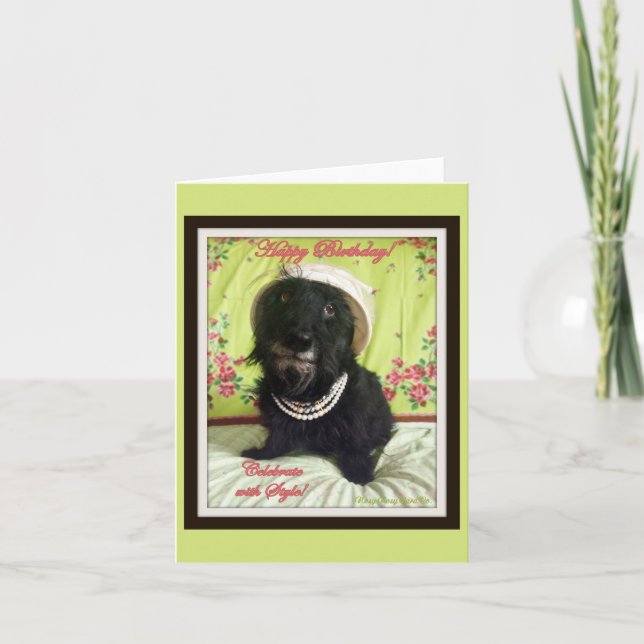 Tarjeta Celebrar con estilo (Anverso)