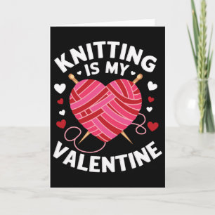 Tarjeta Celebrar El Tejido Es Mi Amor De San Valentín Hech
