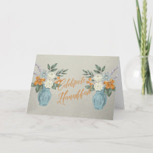 Tarjeta Celebrar Hanukkah Manta