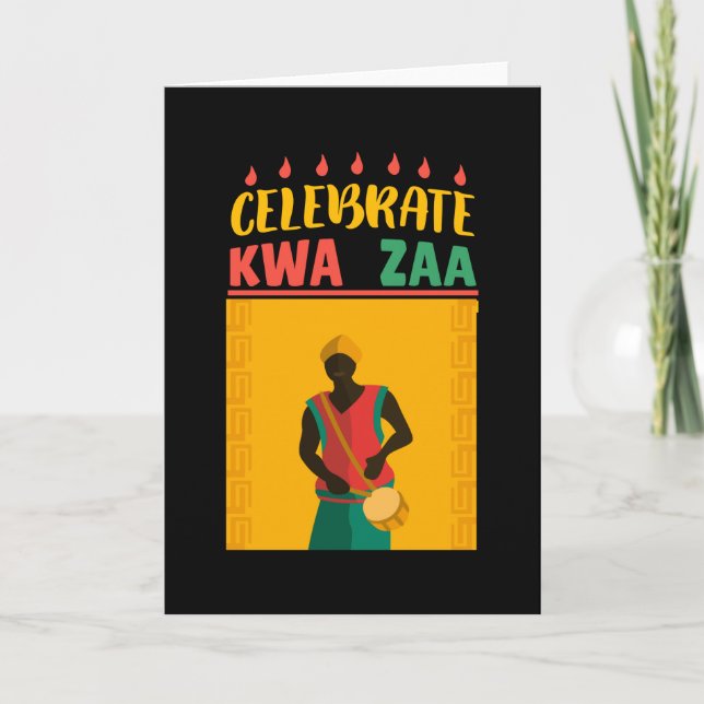 Tarjeta Celebrar Kwanzaa (Anverso)