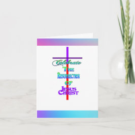 Tarjeta Celebrar la resurrección de Jesucristo EASTER