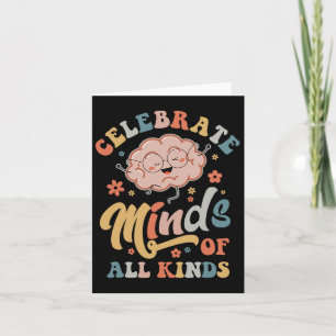 Tarjeta Celebrar Mentes De Todo Tipo De Autismo De Neurodi