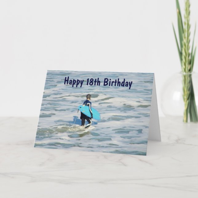 TARJETA CELEBRAR SU **18º CUMPLEAÑOS** (Anverso)