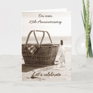TARJETA CELEBREMOS "NOSOTROS" -  25º ANIVERSARIO DE BODAS