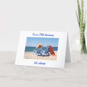 TARJETA CELEBREMOS "NOSOTROS" - 25º ANIVERSARIO DE BODAS
